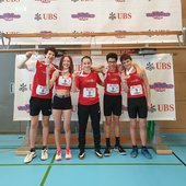 Médaille d'argent pour notre équipe mixte U16 lors de la Finale Suisse de l'UBS Kids-Cup Team !